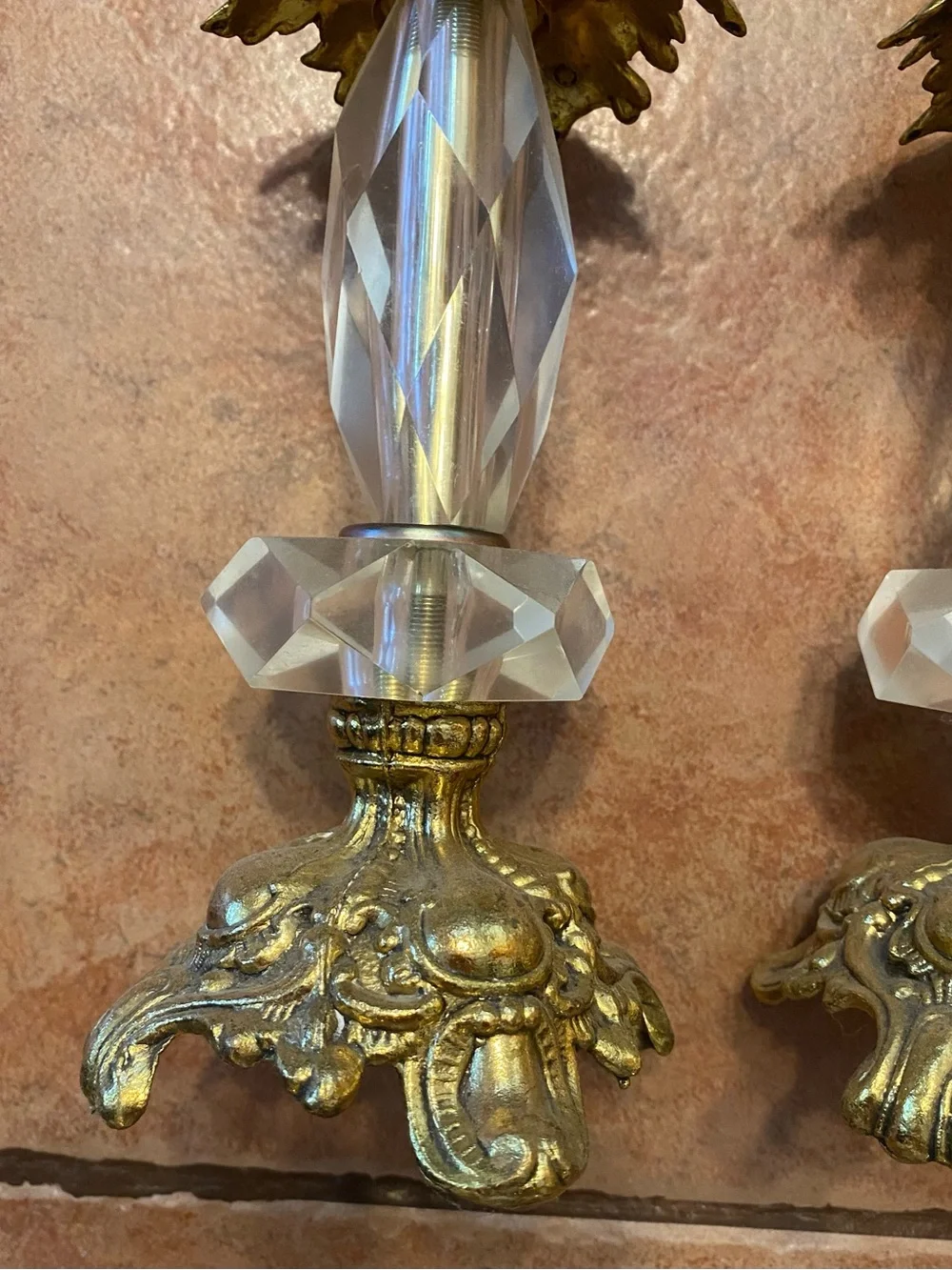 Vintage Hollywood Regency Mid Century Candlesticks